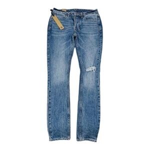 Ksubi Van Winkle Vibez Trashed Men's Jeans Size 31X33 NWT Blue Cotton Lycra